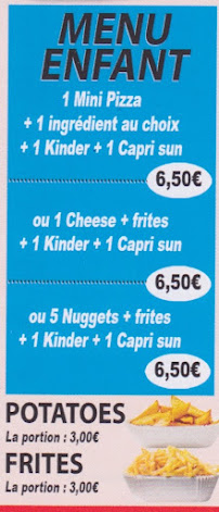 Le Daily Chicken et pizza Auxerre à Auxerre menu