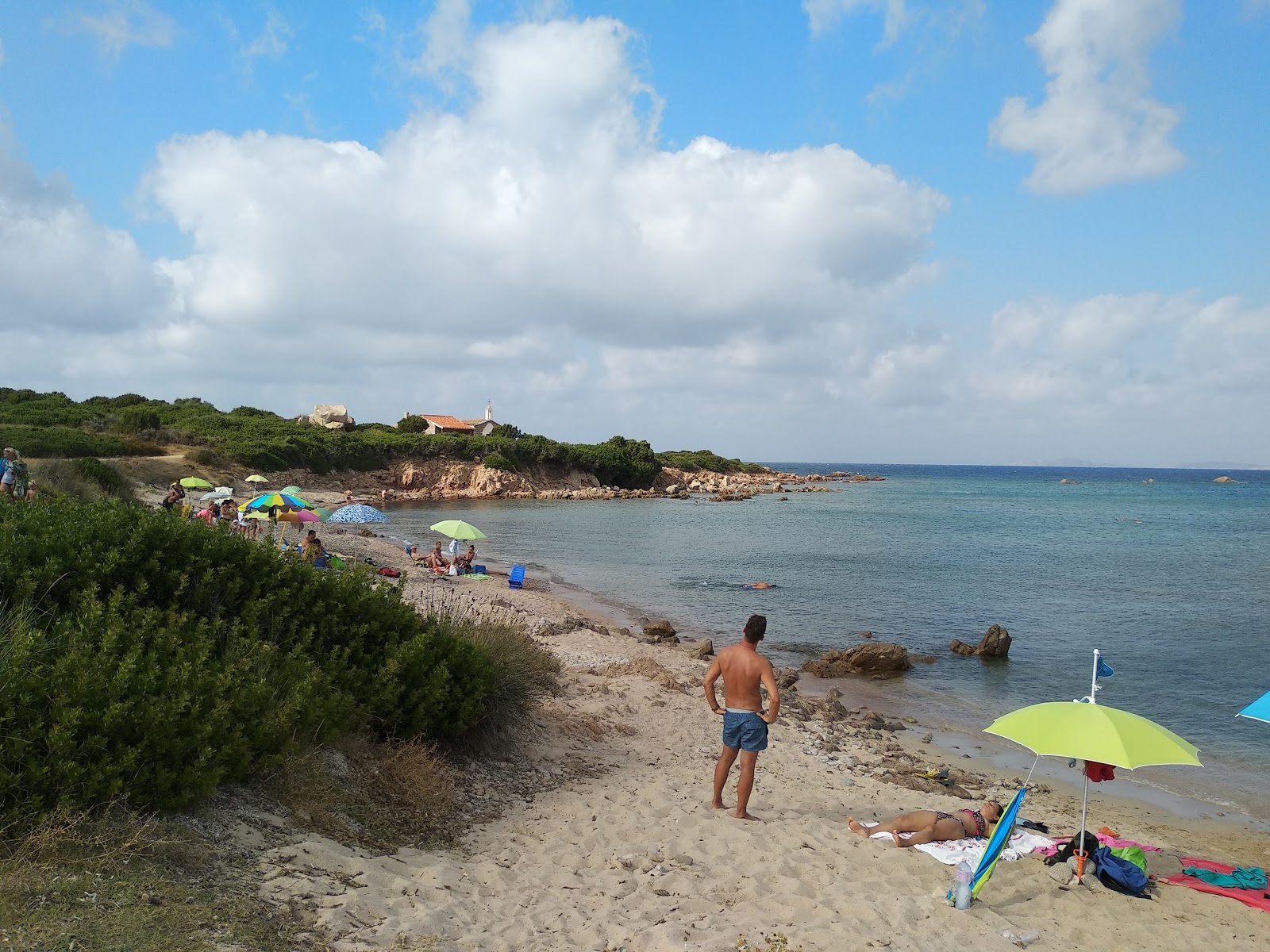 Foto van Spiaggia San Silverio gelegen in een natuurlijk gebied