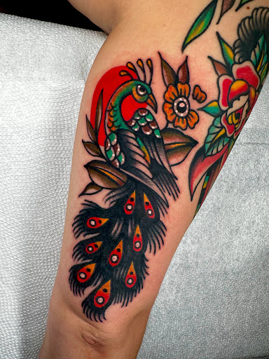 Explore body marker tattoo ideas, creative tattoo ideas in Johnson City, available at Gold Cross Tattoo Co.