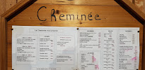 Menu / carte de Restaurant La Cheminée à Le Grand-Bornand