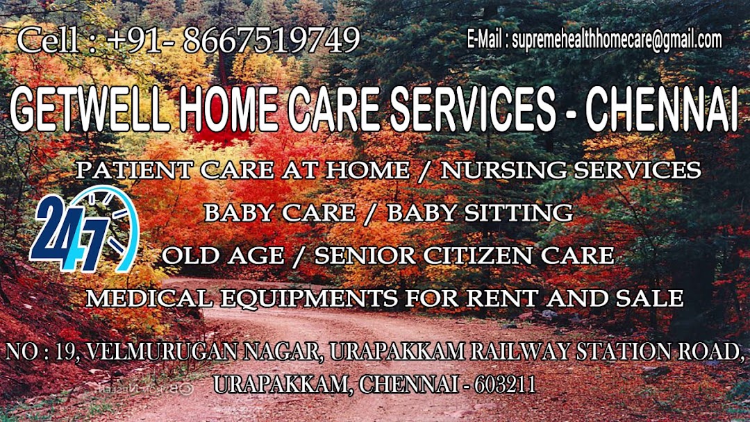 GETWELL HOME CARE NURSING SERVICE IN CHENNAI - Home Nurse, Care Taker, Patient Attender Services