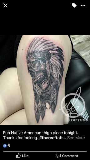 Explore tattoo placing ideas, creative tattoo ideas in Frankfort, available at The Reef Tattoo