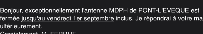 Photo n° 1 de l'avis de Emmy.o fait le 29/08/2023 à 20:23