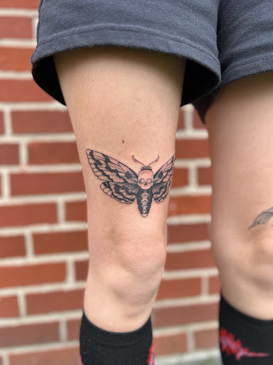 Explore colorful flower tattoo ideas, creative tattoo ideas in Leola, available at Sweet Omens