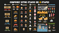 Restaurant de tacos O'tacos à Le Mans (le menu)