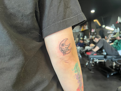 Explore aztec sleeve tattoo ideas for men, creative tattoo ideas in Plano, available at 2Groovy Studios