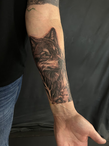 Explore fire tattoos ideas, creative tattoo ideas in Salem, available at Mayhem Tattoo