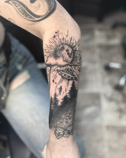Explore bloodborne tattoo ideas, creative tattoo ideas in Spearfish, available at Iris Ink & Needle, LLC