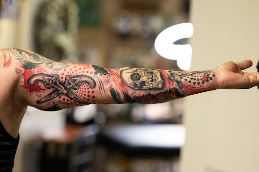 Explore ballerina tattoos ideas, creative tattoo ideas in Leesville, available at Revolution Ink Tattoo and Art Gallery