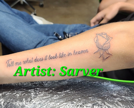 Explore rip sister tattoo ideas, creative tattoo ideas in Ottawa, available at Precision Art