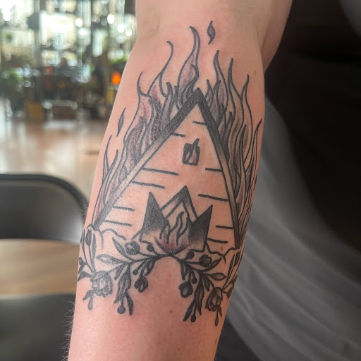 Explore barbie movie tattoo ideas, creative tattoo ideas in Buffalo, available at True Gloom Tattoo Studio