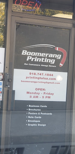 Commercial Printer «Boomerang Printing LLC», reviews and photos, 3615 S Harvard Ave, Tulsa, OK 74135, USA