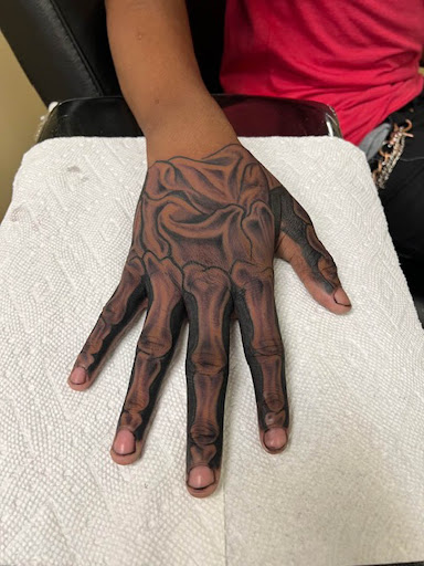 Explore female chest piece tattoo ideas, creative tattoo ideas in Kenner, available at Tattoology