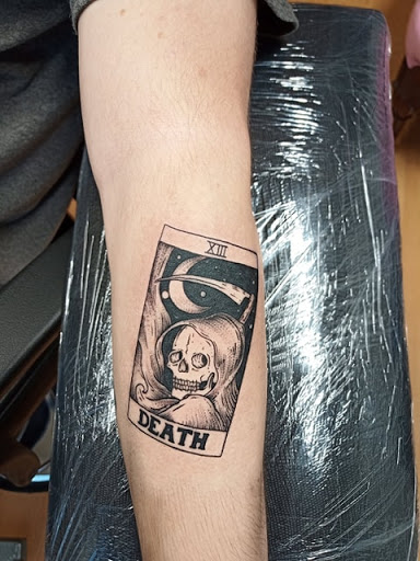 Explore flower sleeve tattoo ideas, creative tattoo ideas in Lewisburg, available at Rose and Dagger Tattoo