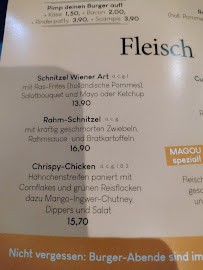 Carte du Magou Café-Bar-Risto à Bad Zwischenahn