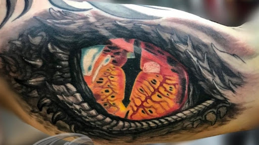 Explore japanese chest tattoo ideas, creative tattoo ideas in Rochester, available at Sacred Heart Studios