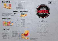 Menu du Mabel Kebab Tacos Pont-de-l'Isère à Pont-de-l'Isère