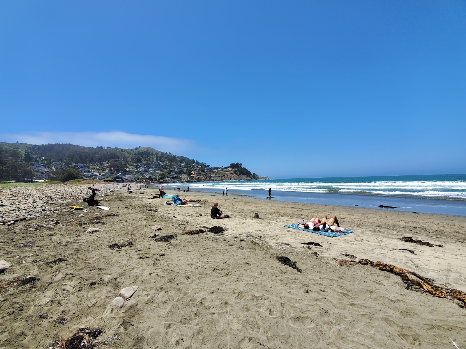 Photo of Pacifica Beach with bright sand surface