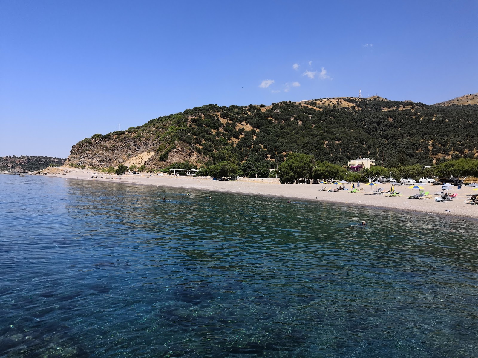 Photo of Korakas beach amenities area
