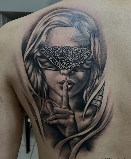 Explore small warrior tattoo ideas, creative tattoo ideas in Clearwater, available at Moniques Body Art