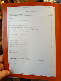Restaurant La Boussole à Paris (la carte)
