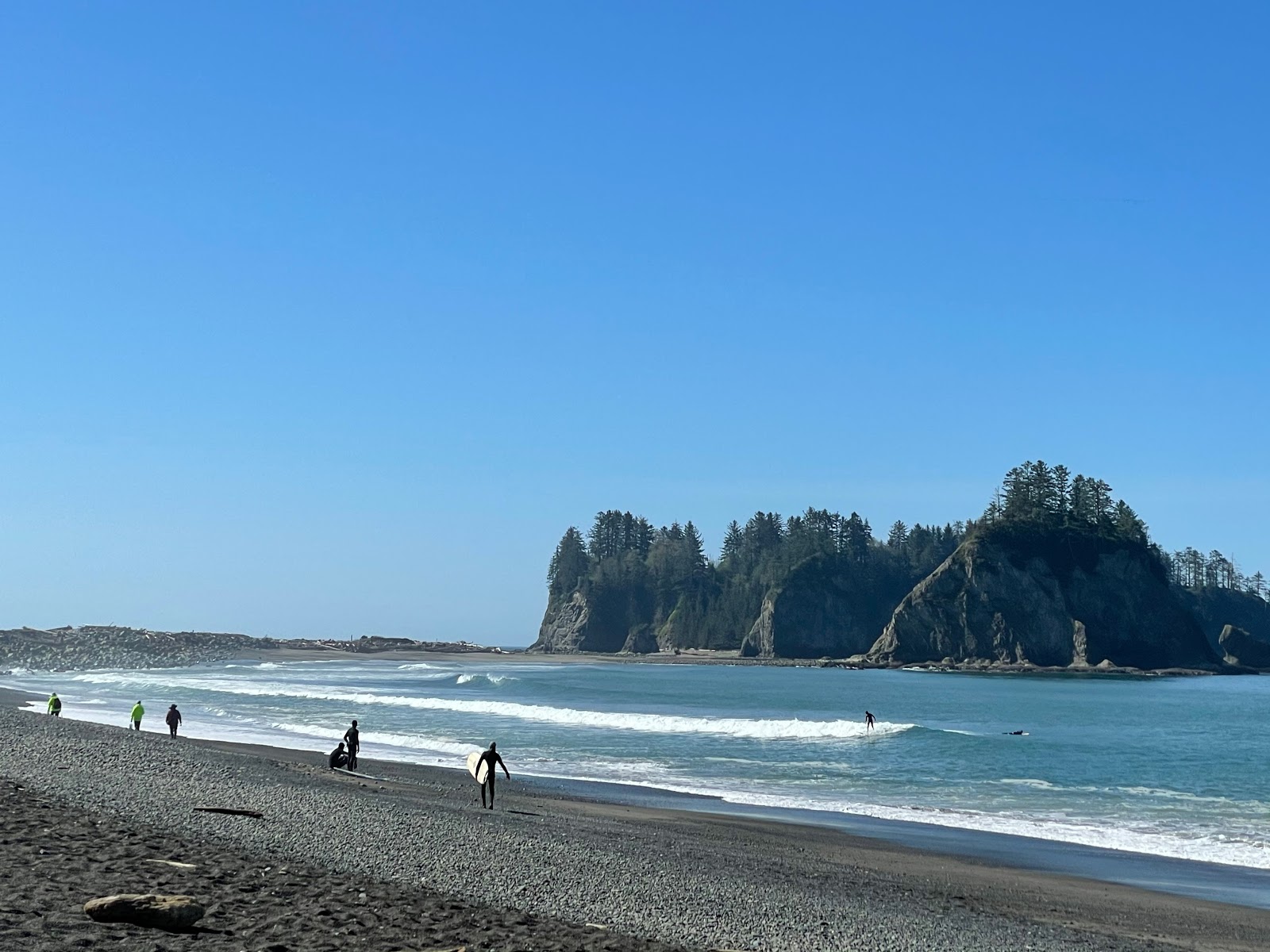 Foto van Rialto Beach met hoog niveau van netheid