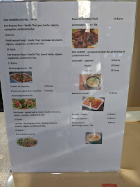 Restaurant thaï Thaï mania à emporter à Maubec (la carte)
