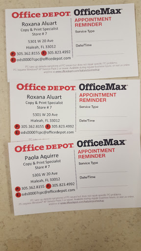 Office Supply Store «Office Depot», reviews and photos, 5301 W 20th Ave, Hialeah, FL 33012, USA