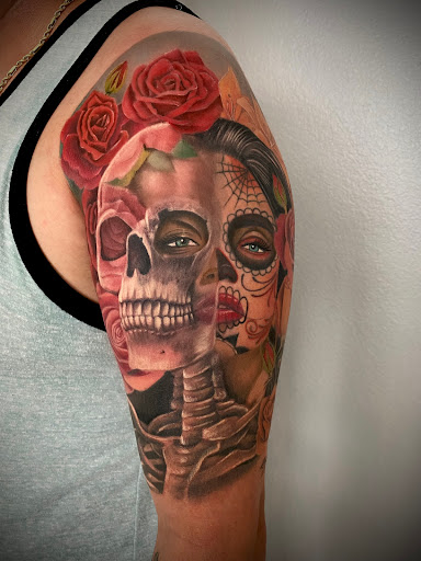 Explore matching tattoos for father and son ideas, creative tattoo ideas in Mesa, available at Smiley Ink Tattoos