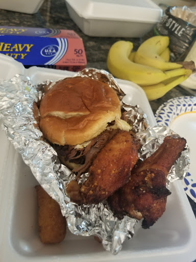 Barbecue Restaurant «Q-BBQ», reviews and photos, 124 N Marion St, Oak Park, IL 60301, USA