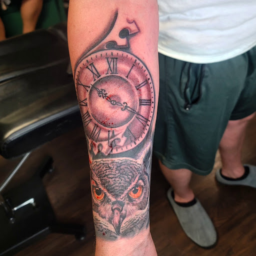 Explore childhood tattoo ideas, creative tattoo ideas in Ozark, available at Olympus Heights