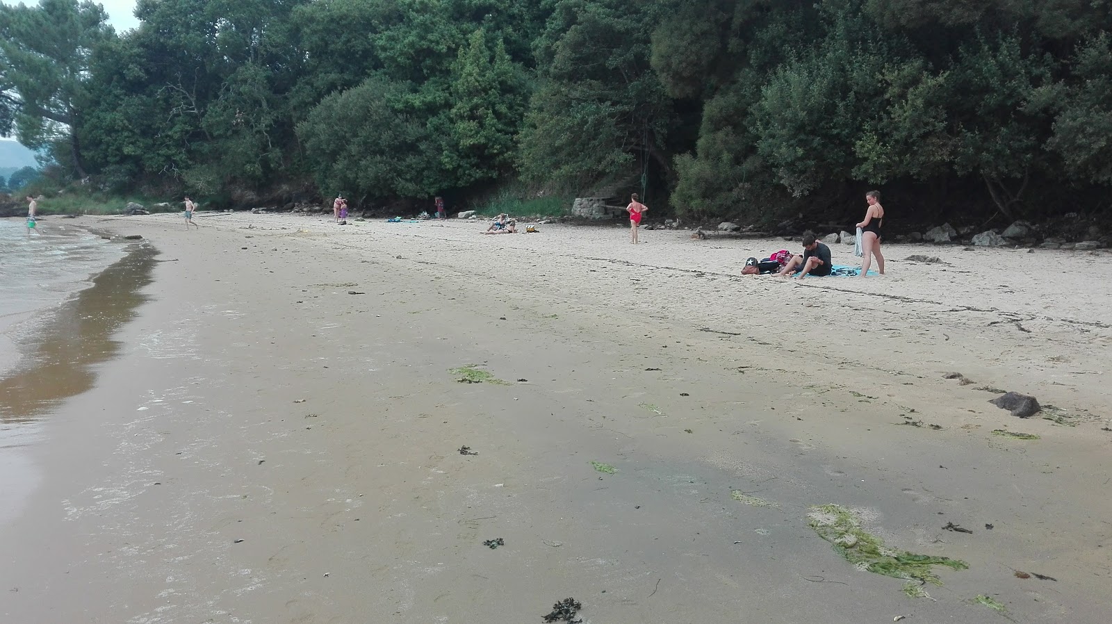 Foto van Trunk beach met kleine baai
