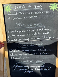 Restaurant La Godillette à Saint-Gilles-Croix-de-Vie (le menu)