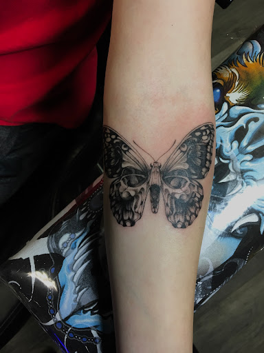 Explore stamp tattoo ideas, creative tattoo ideas in Fontana, available at Inkspot Tattoo