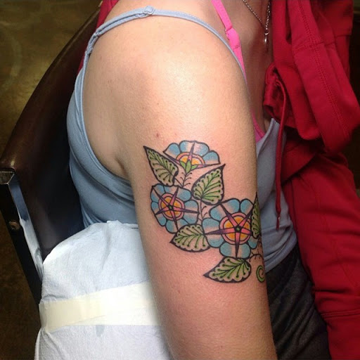 Explore dirt bike tattoos ideas, creative tattoo ideas in Temple, available at Lucky In Love Tattoo