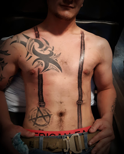 Explore betrayal tattoo ideas, creative tattoo ideas in Arcade, available at 98 South Tattoo and Piercing