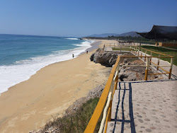 Foto van Ixtapilla beach en zijn prachtige landschap