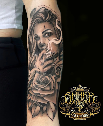 Explore tattoo ideas female thigh, creative tattoo ideas in Vancouver, available at Studio X Tattoos & Piercings
