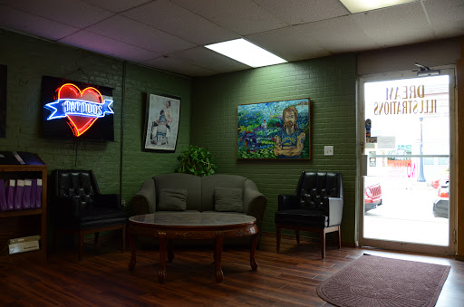 Explore tattoo ideas behind the ear, creative tattoo ideas in Chillicothe, available at Dream Illustrations