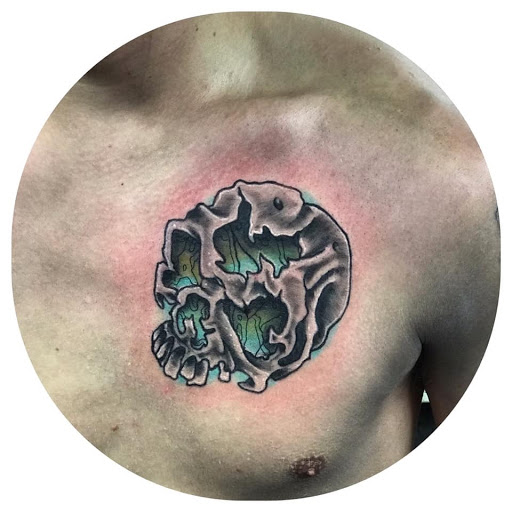 Explore wolf pack tattoo ideas, creative tattoo ideas in Barberton, available at Magic City Tattoo Company