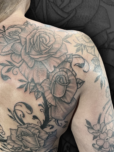 Explore back thigh tattoo ideas, creative tattoo ideas in Ballston Spa, available at Ransom Tattoo Gallery