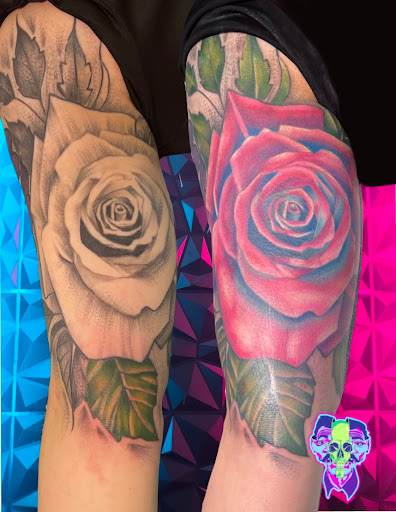 Explore tattoo ideas for dads with daughters, creative tattoo ideas in Bethlehem, available at Soul Glow Electric Ink