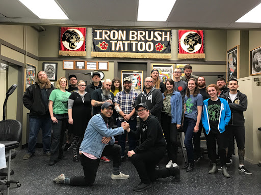 Explore maple leaf tattoo ideas, creative tattoo ideas in Lincoln, available at Iron Brush Tattoo