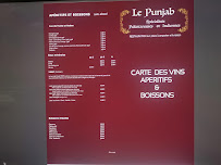 Restaurant indien Le Punjab à Le Mans (la carte)