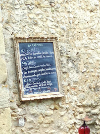 Restaurant La Crédence à Azay-le-Rideau - menu / carte