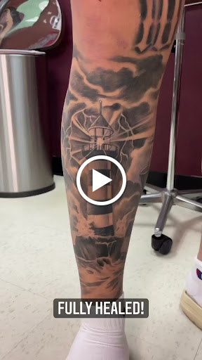 Explore sun moon star tattoo ideas, creative tattoo ideas in San Diego, available at Wylde Sydes Tattoo & Body Piercing