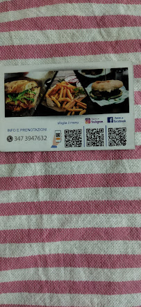 Menu / carte de Aleffio Lo Smazzapanini à Arbatax