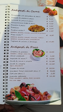Menu du Il Caffè del Rosso à Palermo