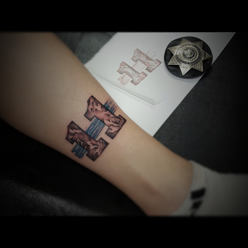 Explore name bracelet tattoo ideas, creative tattoo ideas in Hood River, available at Hood River Tattoo