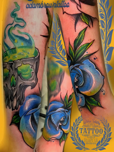 Explore tattoo ideas for black men, creative tattoo ideas in Stuart, available at Urban Inkers Tattoos